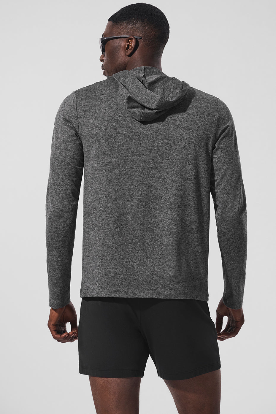 Conquer Reform Long Sleeve With Hood - Dark Heather Grey
