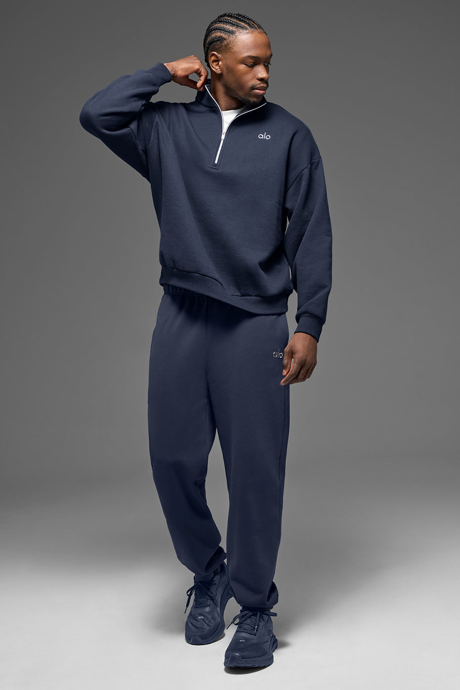 Accolade 1/4 Zip Pullover - Navy