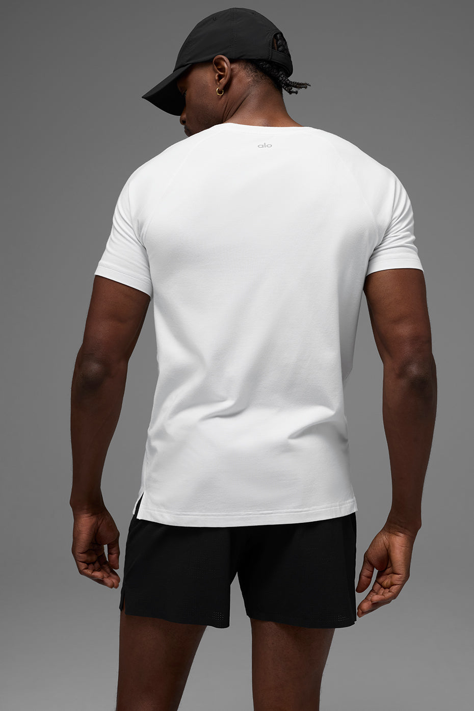 ALO Vapor Crewneck Short Sleeve - White