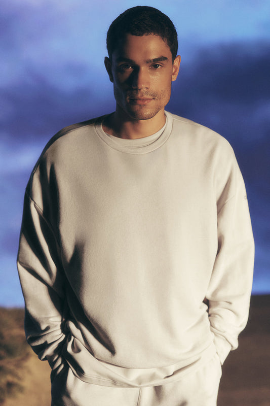 Chill Crew Neck Pullover - Bone